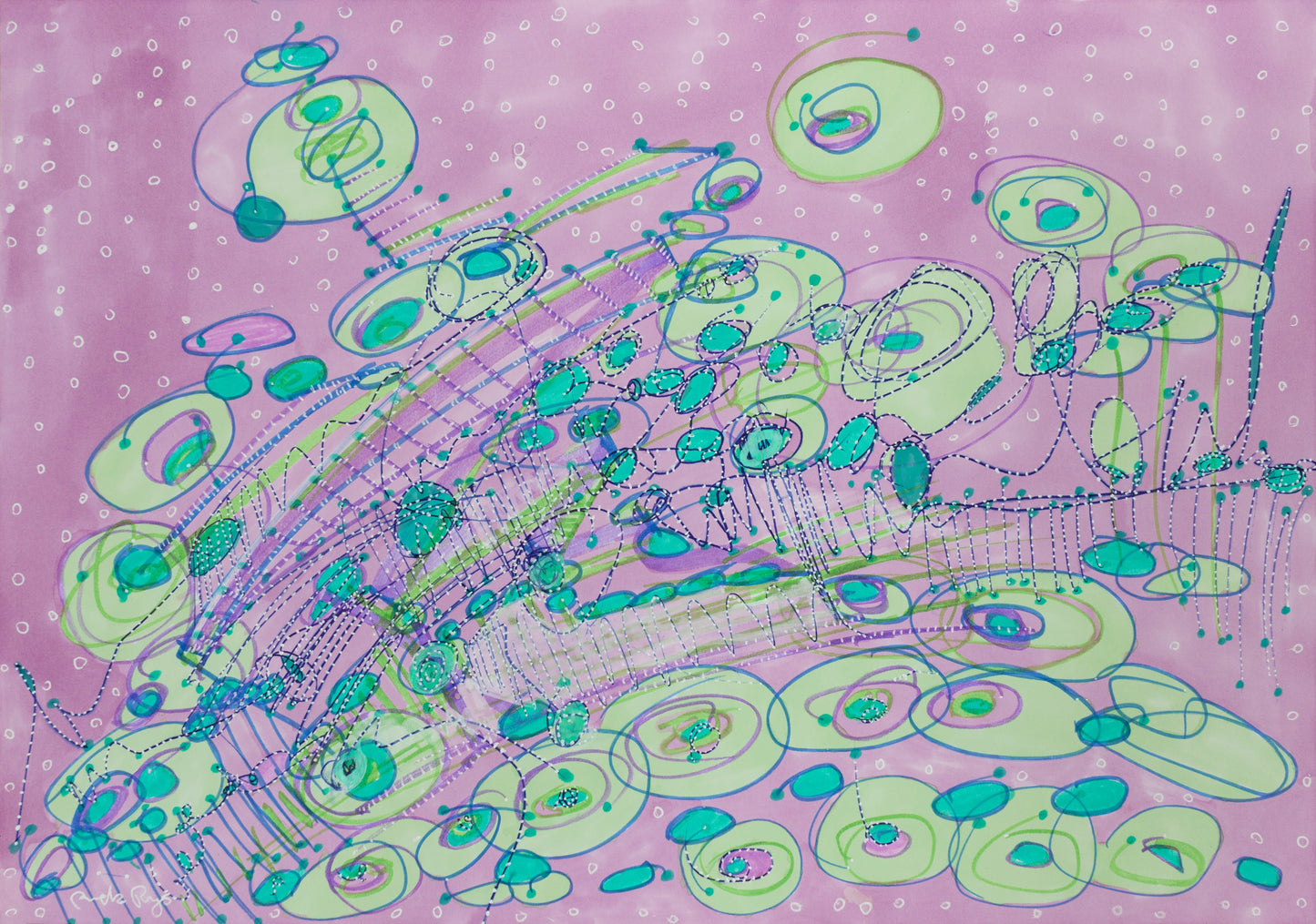 Quantum Entanglement : 8"x 12" - 21 x 30 cm