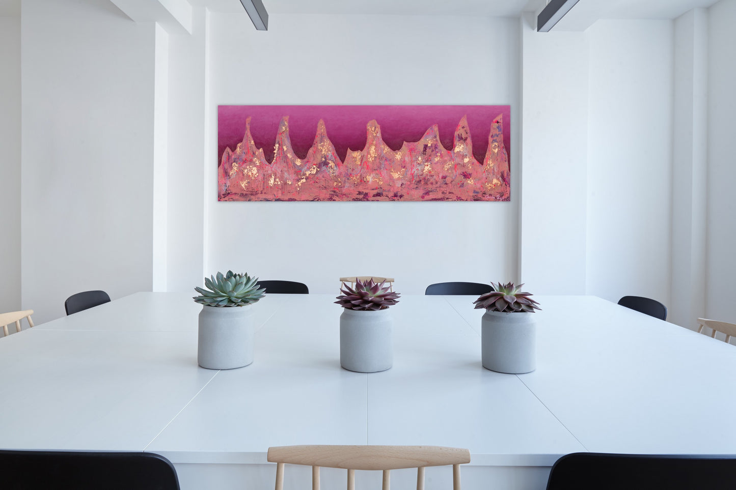 Venusian Landscape : 16" x 47" - 40 x 120 cm