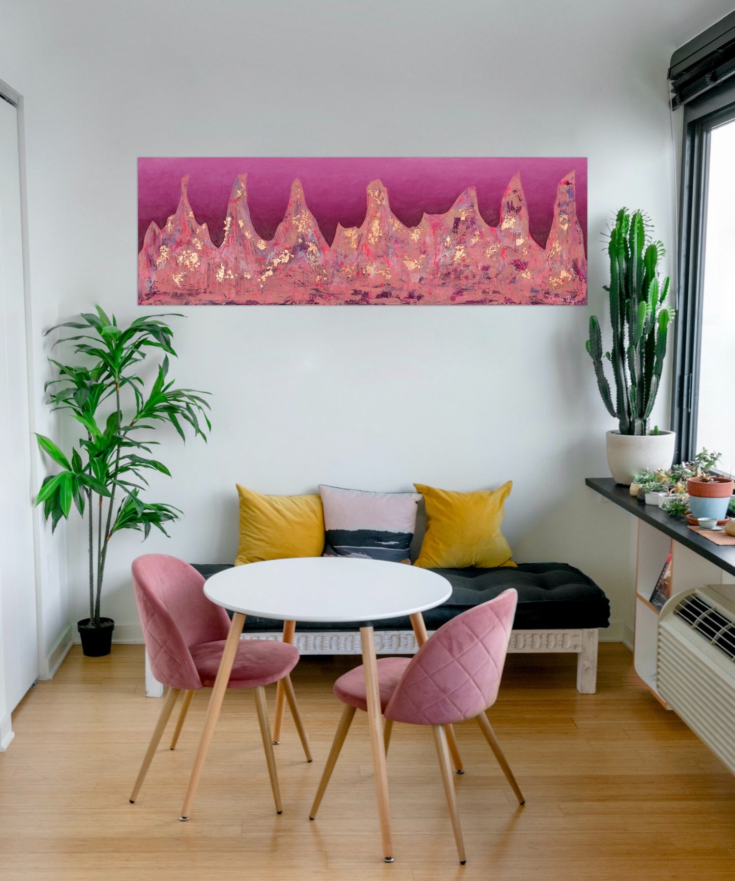 Venusian Landscape : 16" x 47" - 40 x 120 cm