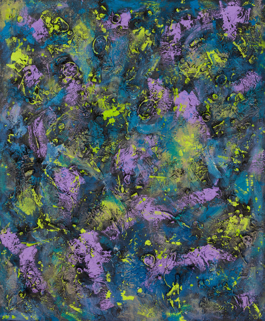 Quaoar : 47" x 36" - 120 x 100 cm