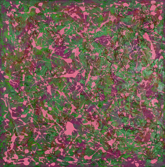 Sparkle Abstract : 18" x 17" - 45 x 44 cm