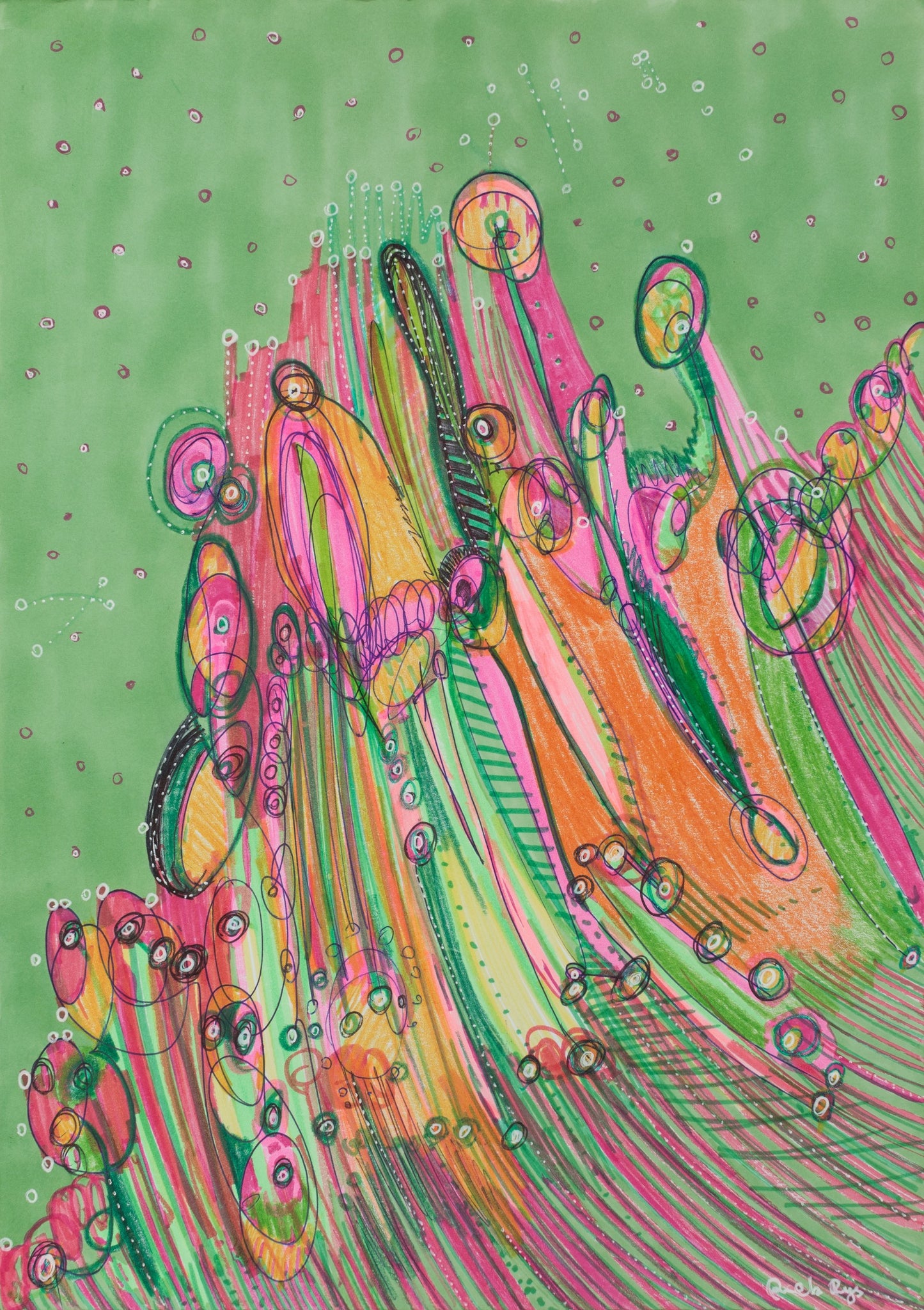 Growing Structures : 8" x 12" - 21 x 30 cm