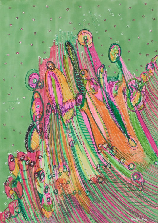 Growing Structures : 8" x 12" - 21 x 30 cm