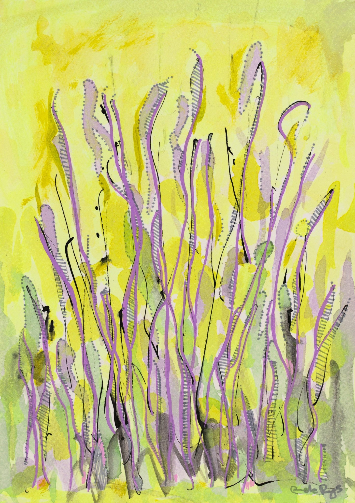 Wild Flowers : 8" x 12" - 21 x 30 cm