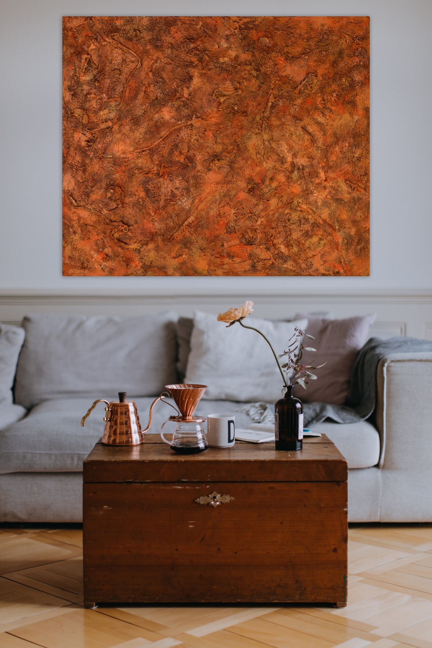 Pluto : 47" x 36" - 120 x 100 cm