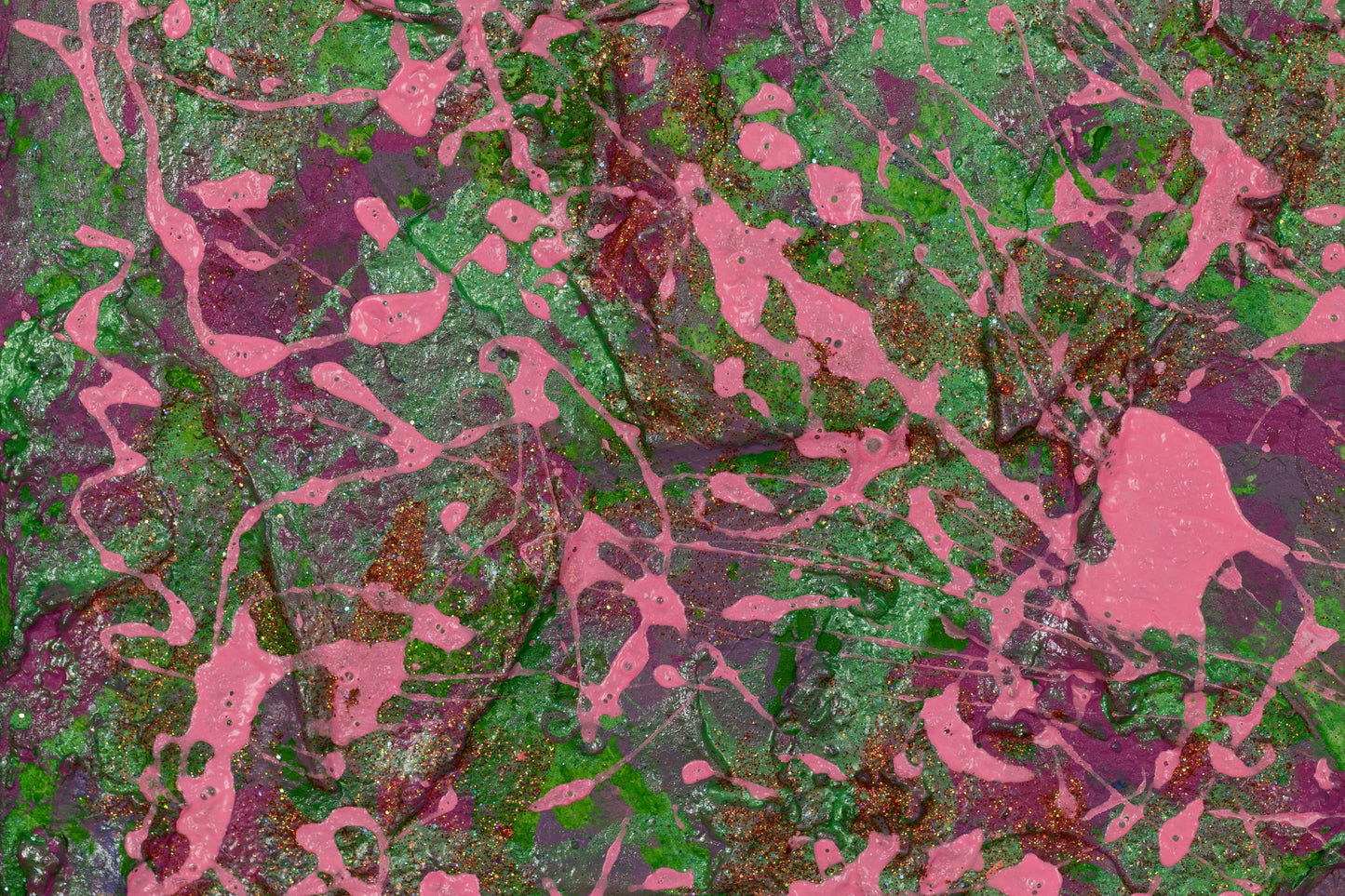 Sparkle Abstract : 18" x 17" - 45 x 44 cm