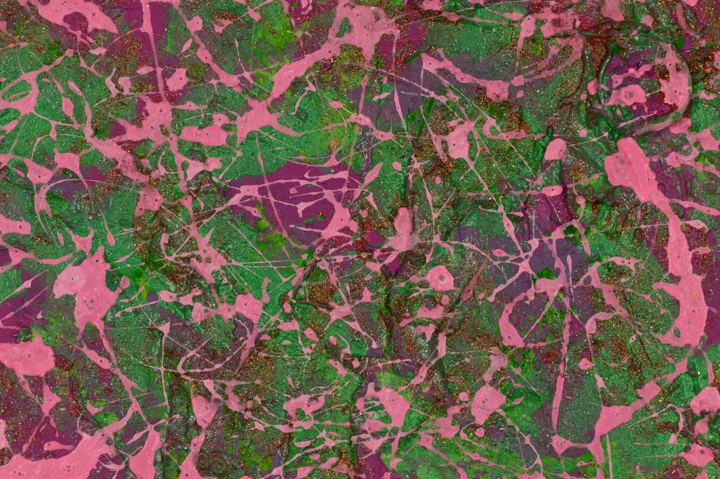 Sparkle Abstract : 18" x 17" - 45 x 44 cm