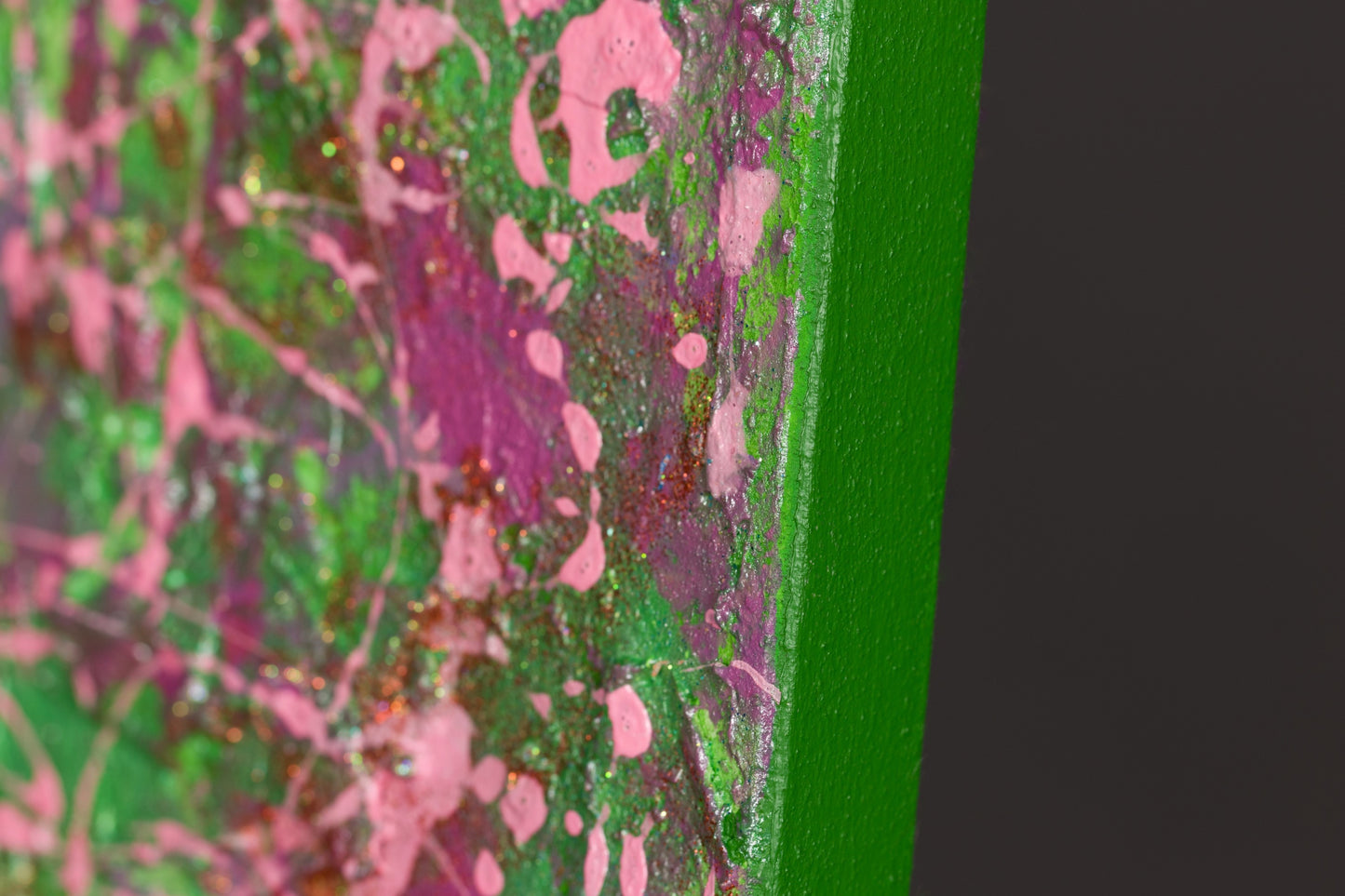 Sparkle Abstract : 18" x 17" - 45 x 44 cm