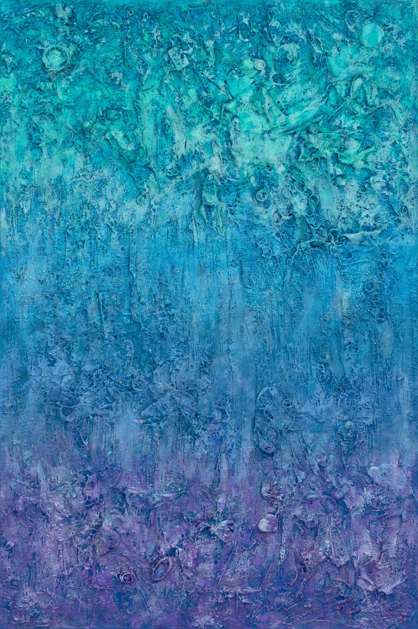 Galactic Tides : 35" x 71" - 90 x 181 cm