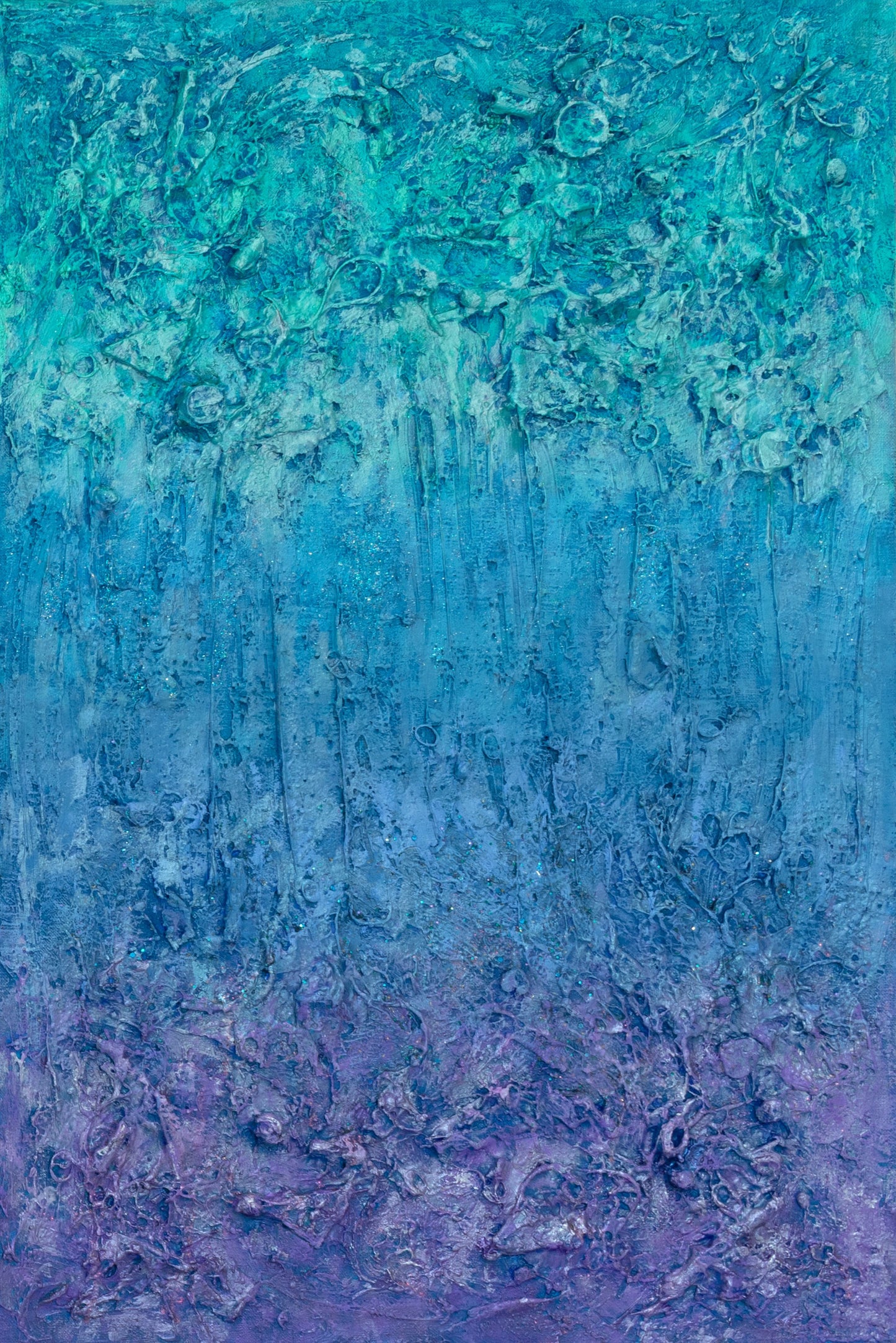 Galactic Tides : 35" x 71" - 90 x 181 cm