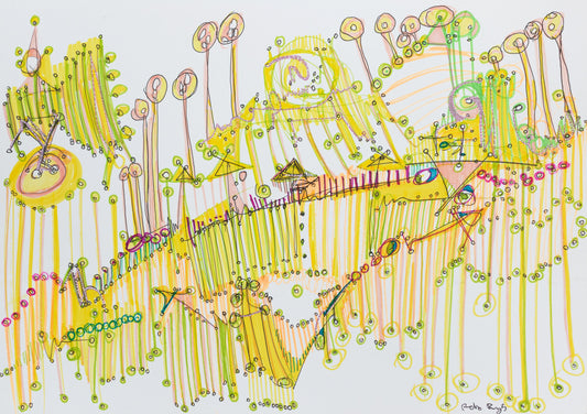 Multidimensional Landscape : 8"x 12" - 21 x 30 cm