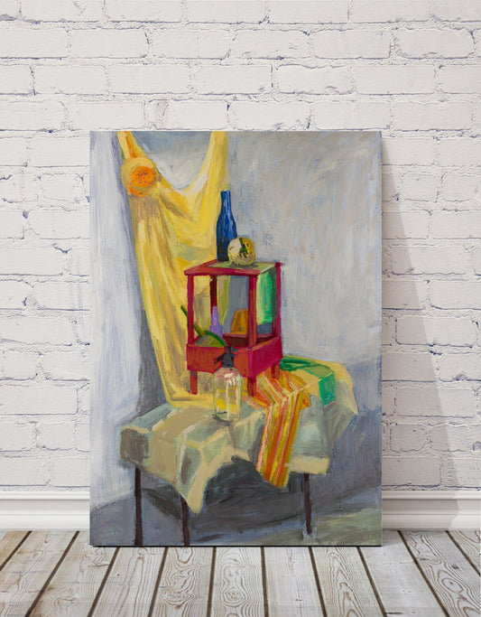 Still Life with Siphon Bottle : 39" x 28" - 100 x 70 cm