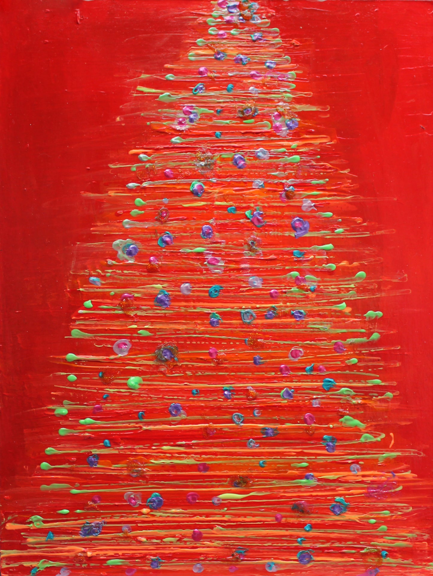 Christmas Tree : 11" x 8" - 28 x 21 cm
