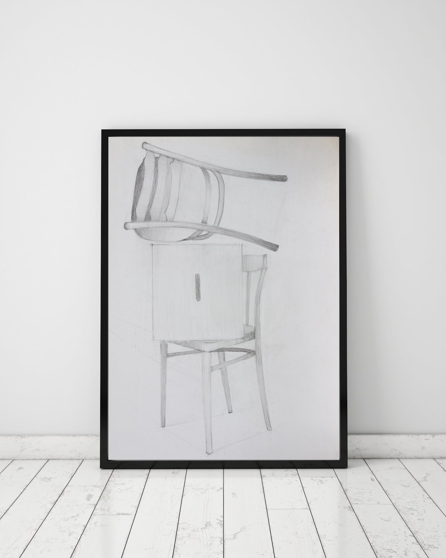 Still Life with Chairs : 39" x 28" - 100 x 70 cm