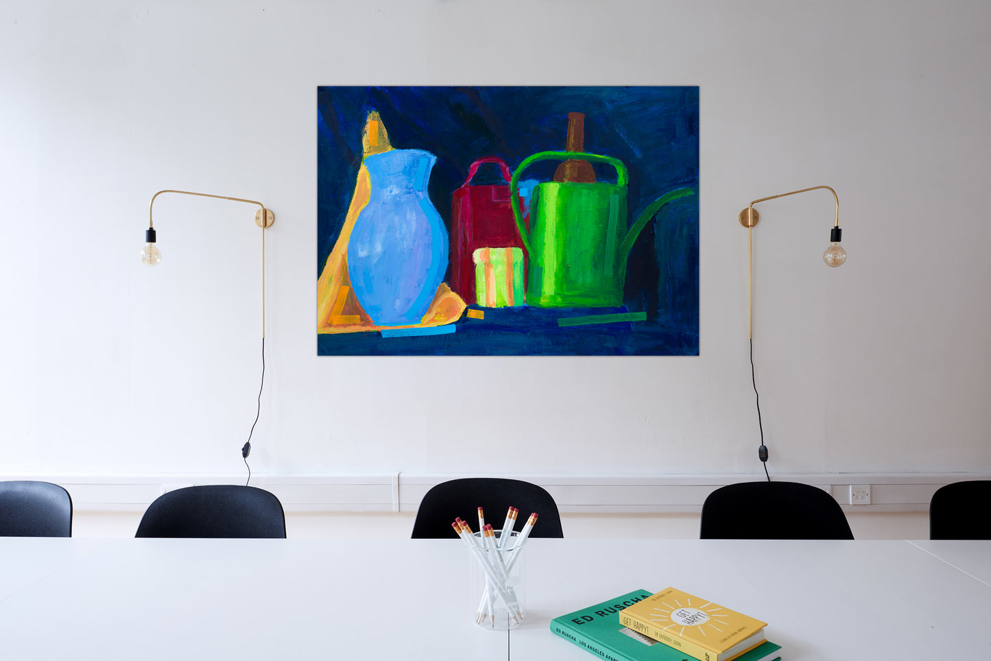 Still Life with Candle : 20" x 28" - 50 x 70 cm