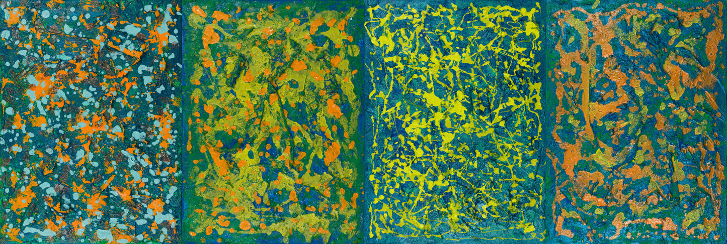 Color Journeys : 16" x 47" - 40 x 120 cm