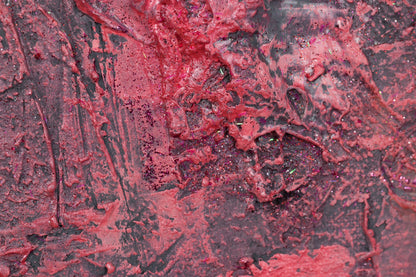 Fine abstract details of ‘Galaxy of Dreams’ by Pamela Rys, exploring energy through texture and form.