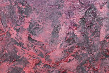 Sculptural paint build-up in ‘Galaxy of Dreams’ by Pamela Rys, expressing abstract depth and pranic healing.